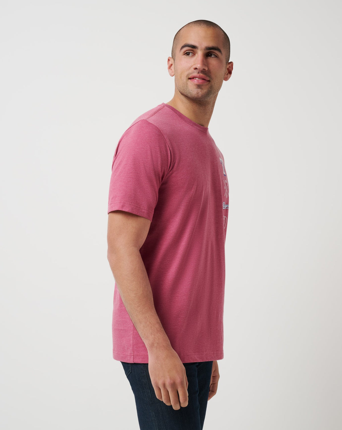Texas Rangers Sunset Slam 2.0 Tee Heather Red | Travis Mathew Popular