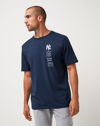New York Yankees Sunset Slam Tee Total Eclipse | Travis Mathew Special Offer