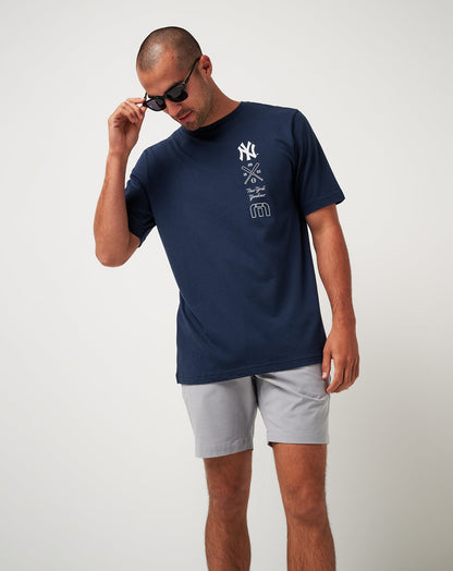 New York Yankees Sunset Slam Tee Total Eclipse | Travis Mathew Special Offer