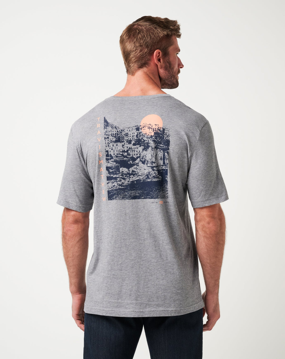 Maiden Voyage Tee Heather Medium Grey | Travis Mathew Deals