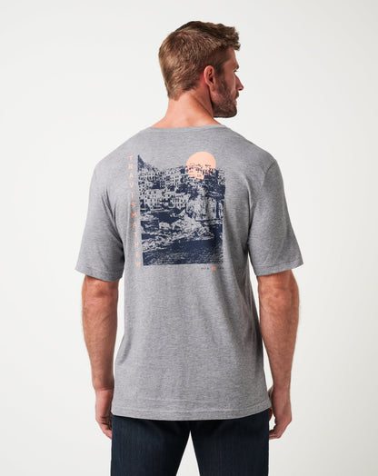 Maiden Voyage Tee Heather Medium Grey | Travis Mathew Deals