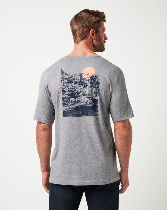 Maiden Voyage Tee Heather Medium Grey | Travis Mathew Deals
