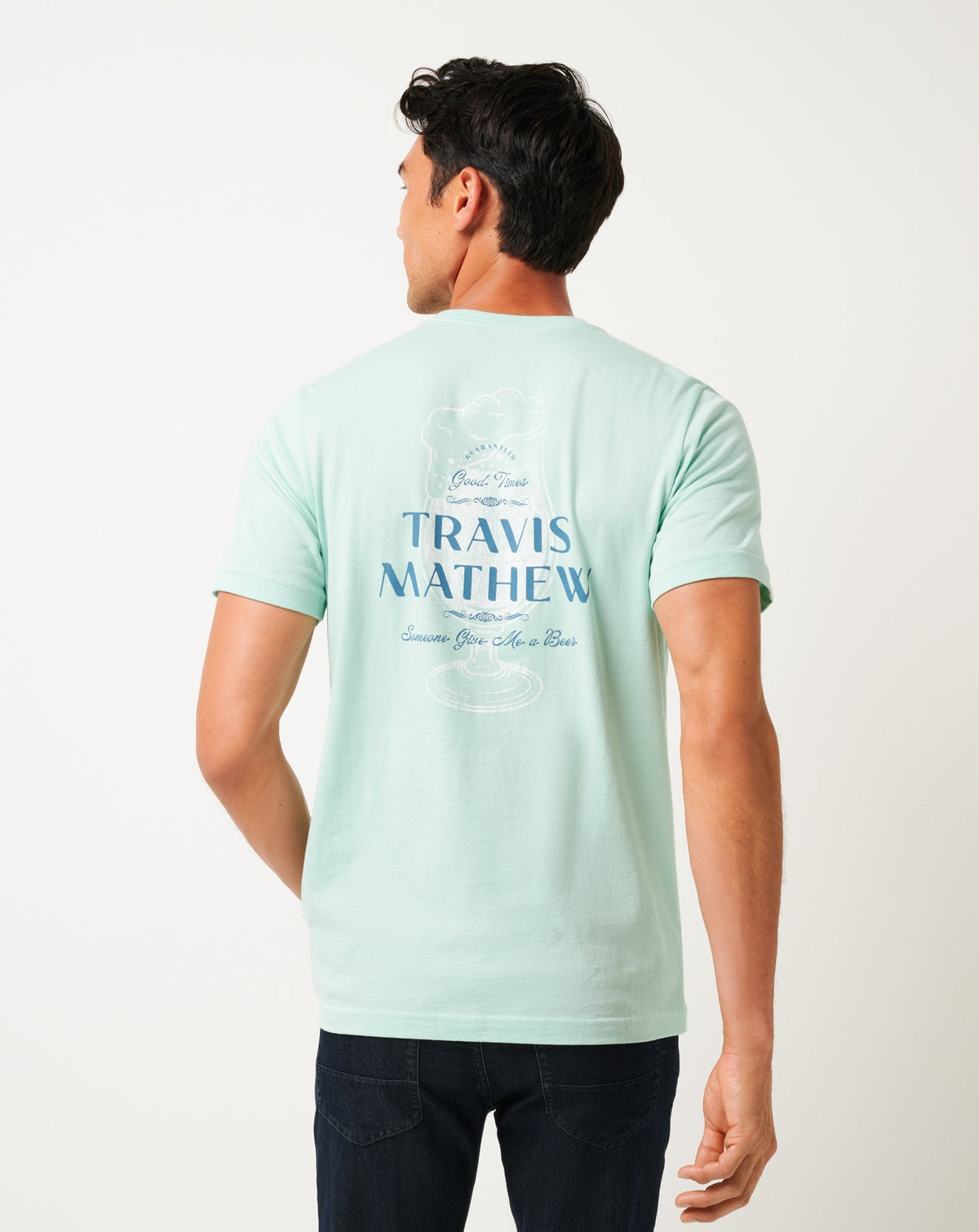 Bar Break Tee Eggshell Blue | Travis Mathew Special Offer