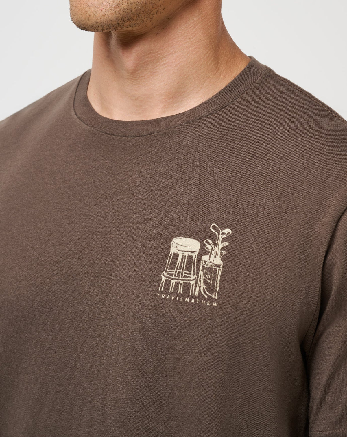 Tasting Room Tee Chocolate | Travis Mathew Special Offer