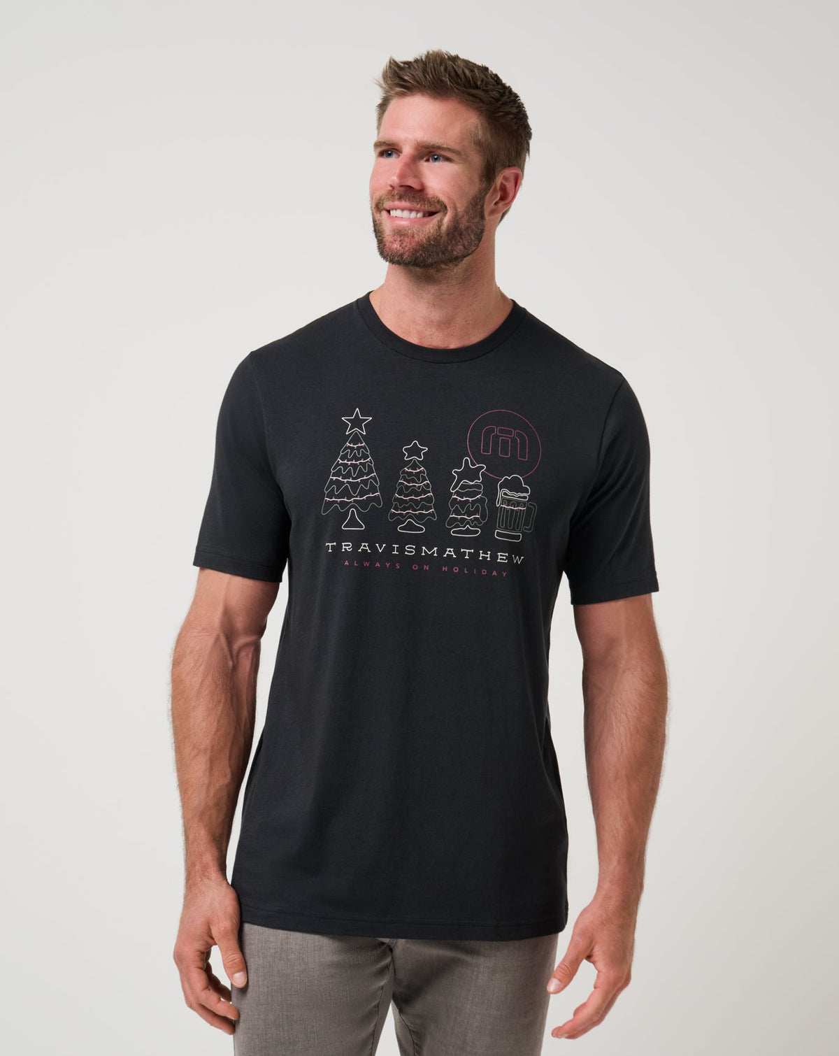 Season Of Giving Tee Black | Travis Mathew Customer Favorite