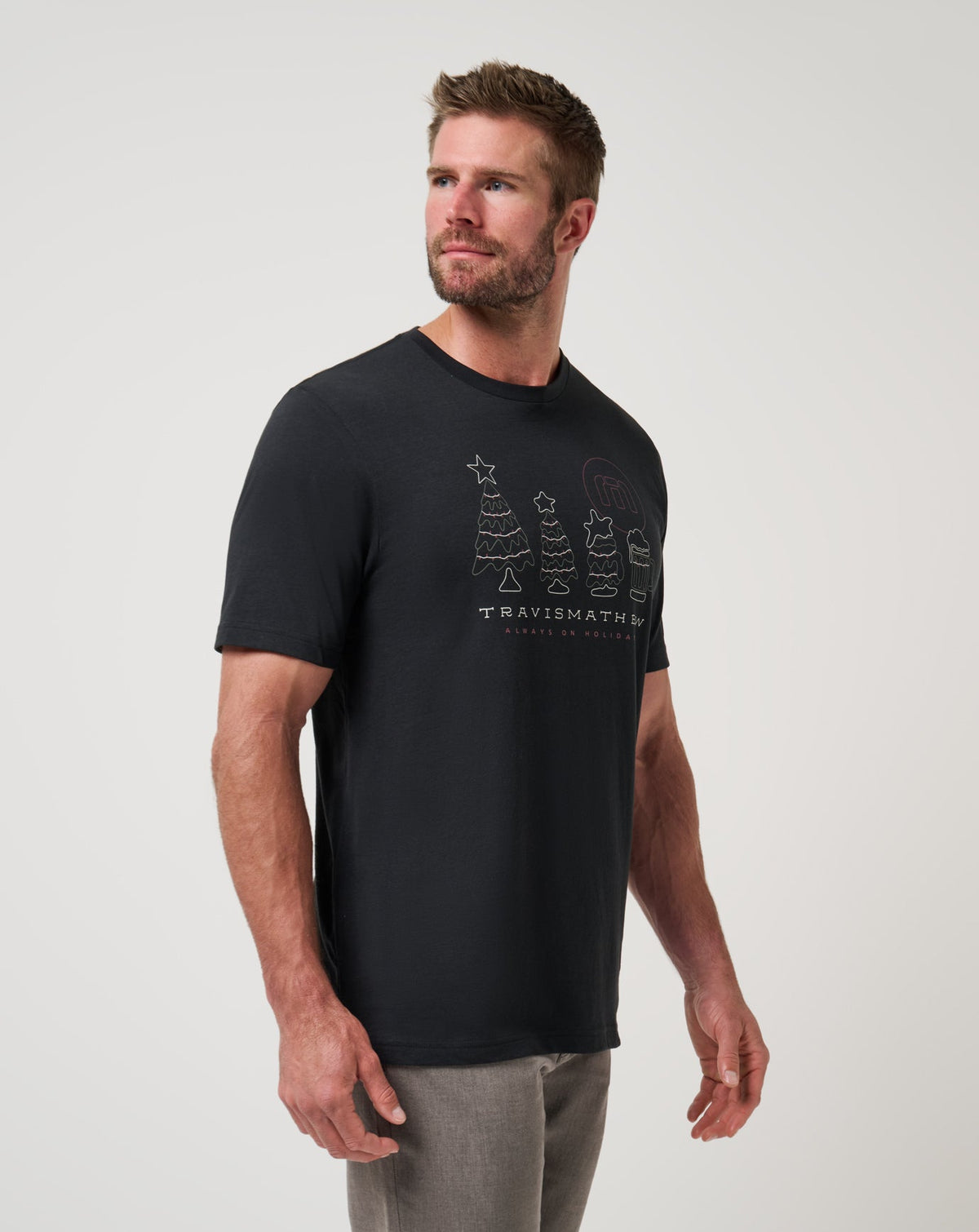 Season Of Giving Tee Black | Travis Mathew Customer Favorite