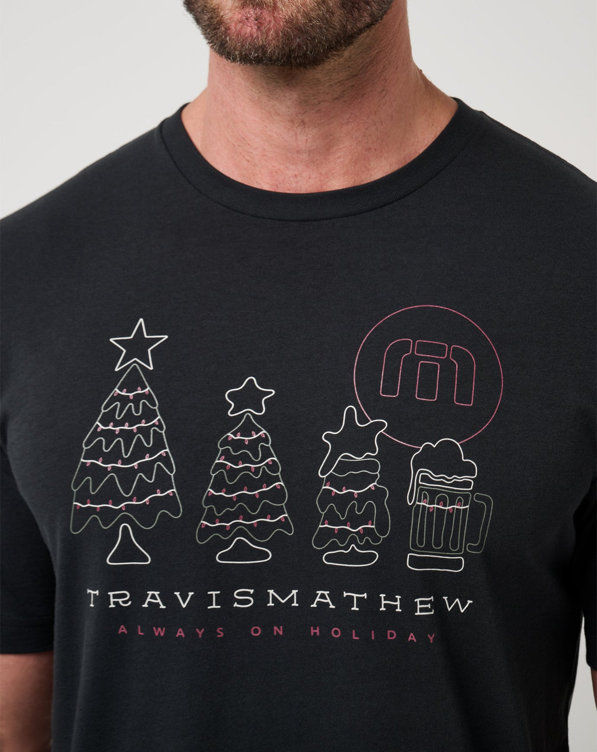 Season Of Giving Tee Black | Travis Mathew Customer Favorite