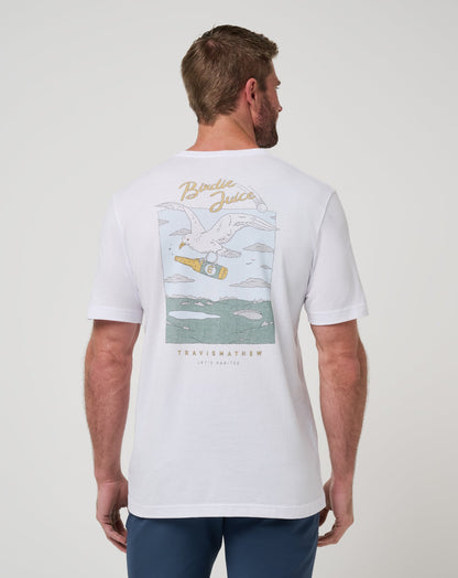 Drink Ticket Tee White | Travis Mathew Featured