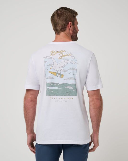 Drink Ticket Tee White | Travis Mathew Featured
