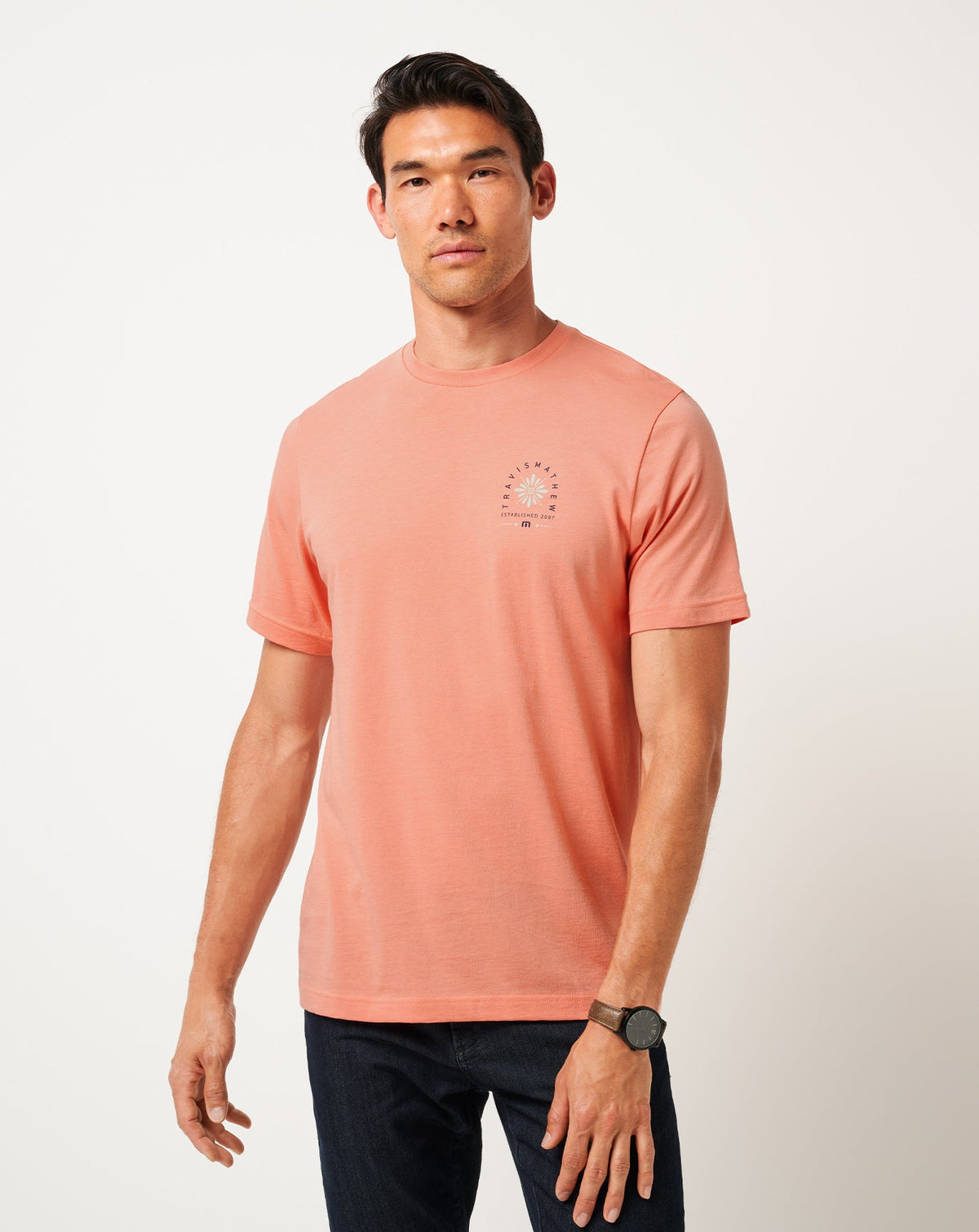 Deco Tee Terra Cotta | Travis Mathew Featured