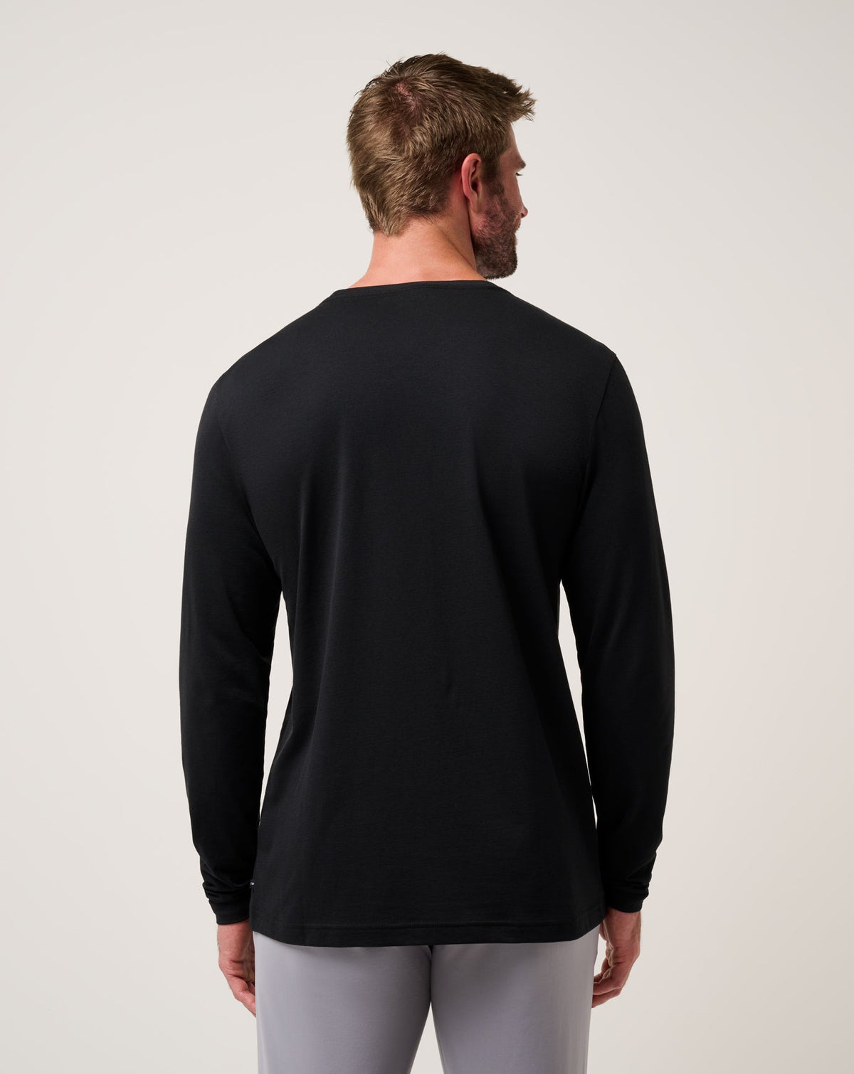 Performance Jersey Long Sleeve Tee Black | Travis Mathew New