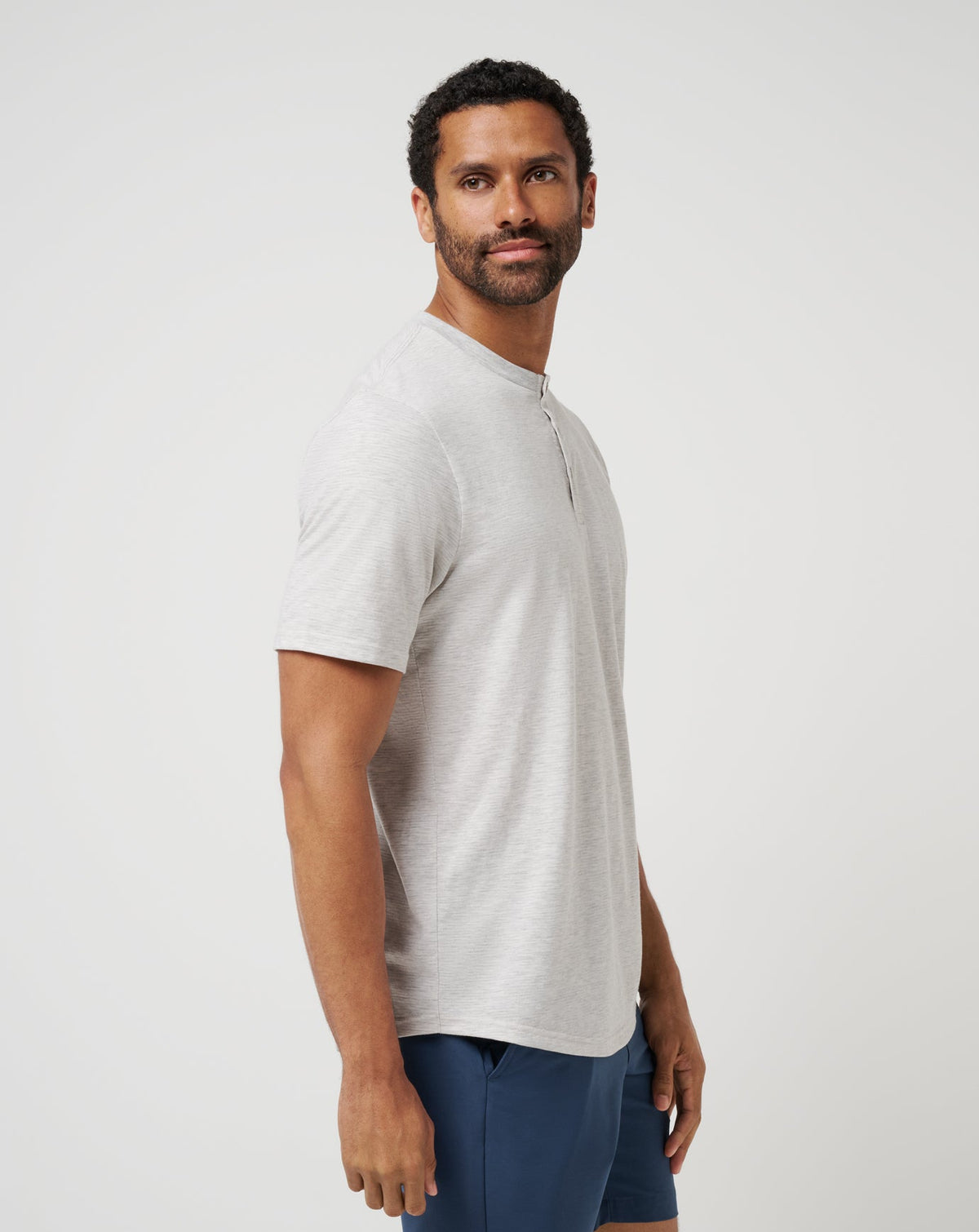 All Adrift Tee Heather Light Grey | Travis Mathew Hot Sale