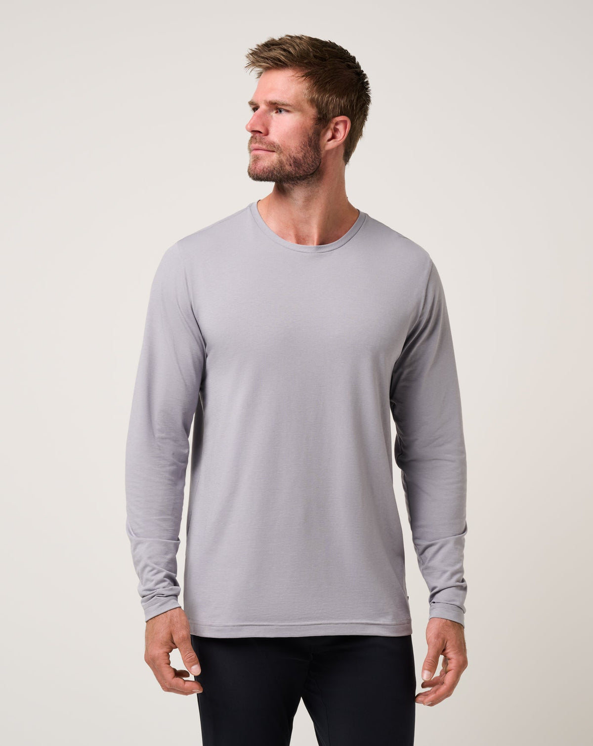 Performance Jersey Long Sleeve Tee Sleet | Travis Mathew Hot Sale