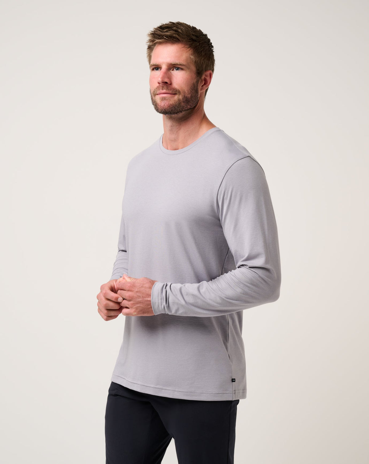 Performance Jersey Long Sleeve Tee Sleet | Travis Mathew Hot Sale