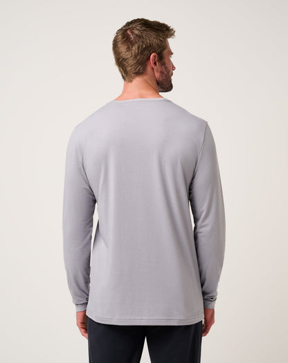 Performance Jersey Long Sleeve Tee Sleet | Travis Mathew Hot Sale