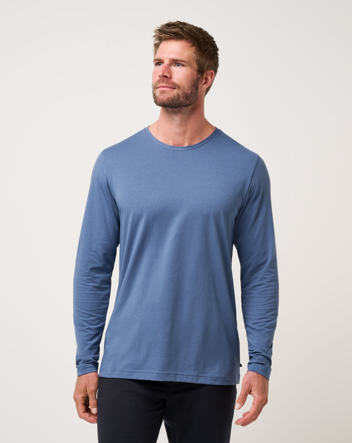 Performance Jersey Long Sleeve Tee Bering Sea | Travis Mathew Signature