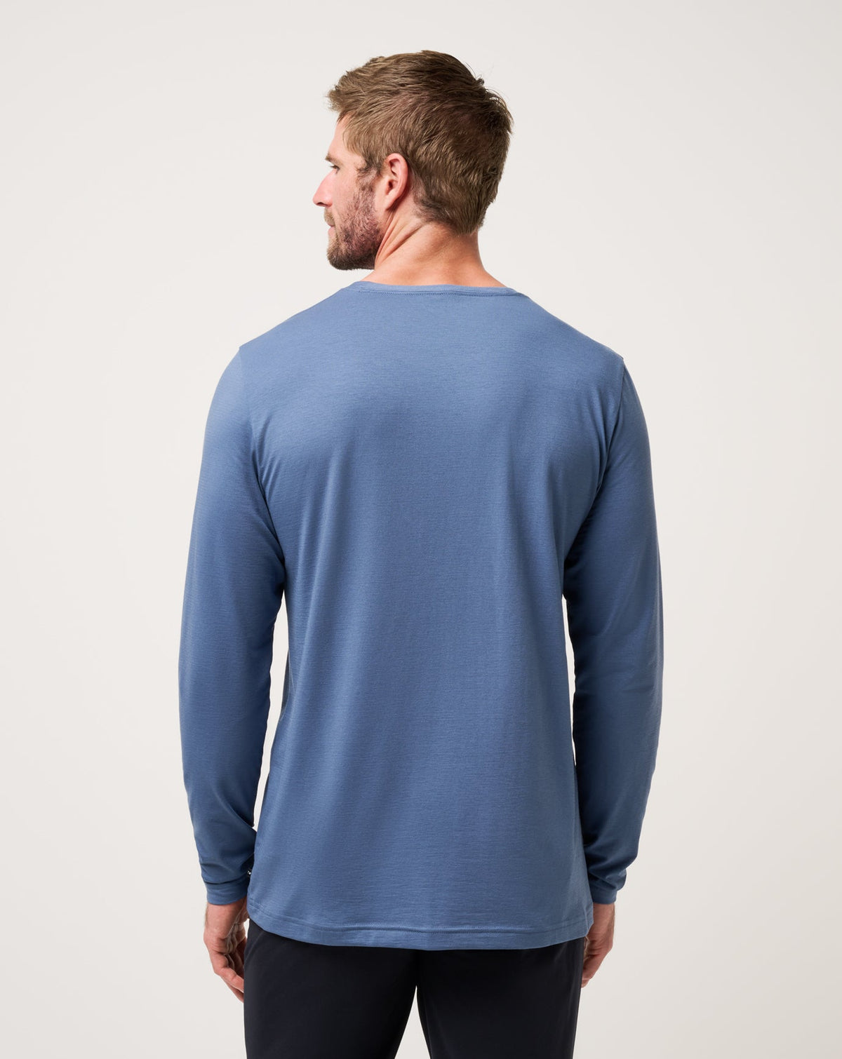 Performance Jersey Long Sleeve Tee Bering Sea | Travis Mathew Signature