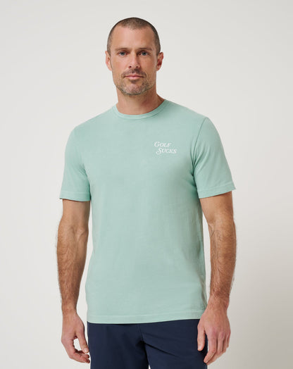 Golf Sucks FB Tee Wasabi | Travis Mathew Best Price
