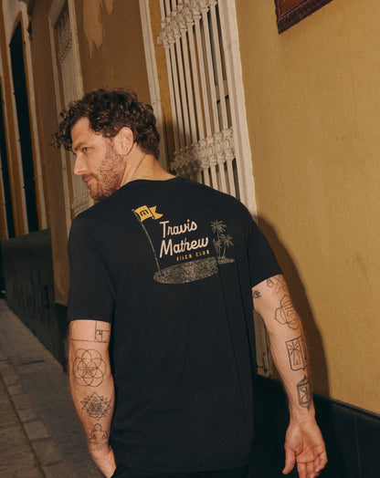 TM Beach Club Tee Black | Travis Mathew Popular
