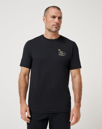 TM Beach Club Tee Black | Travis Mathew Popular