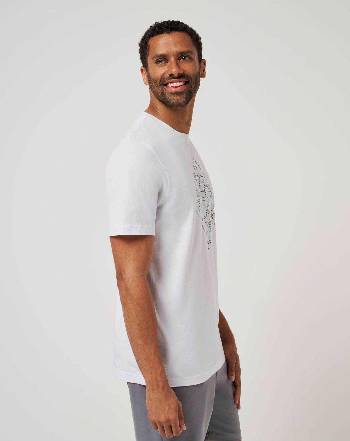 Rainforest Canopy Tee White | Travis Mathew Quality