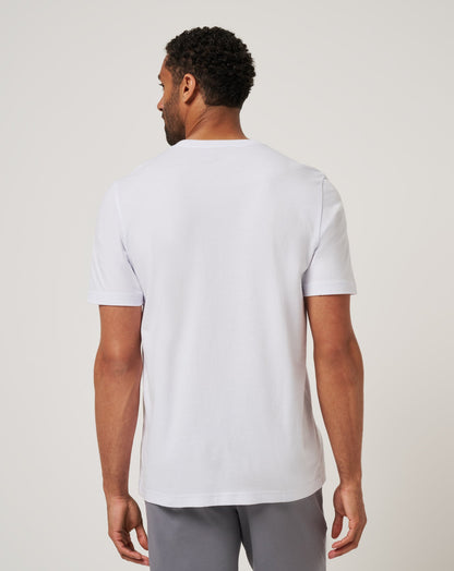 Rainforest Canopy Tee White | Travis Mathew Quality