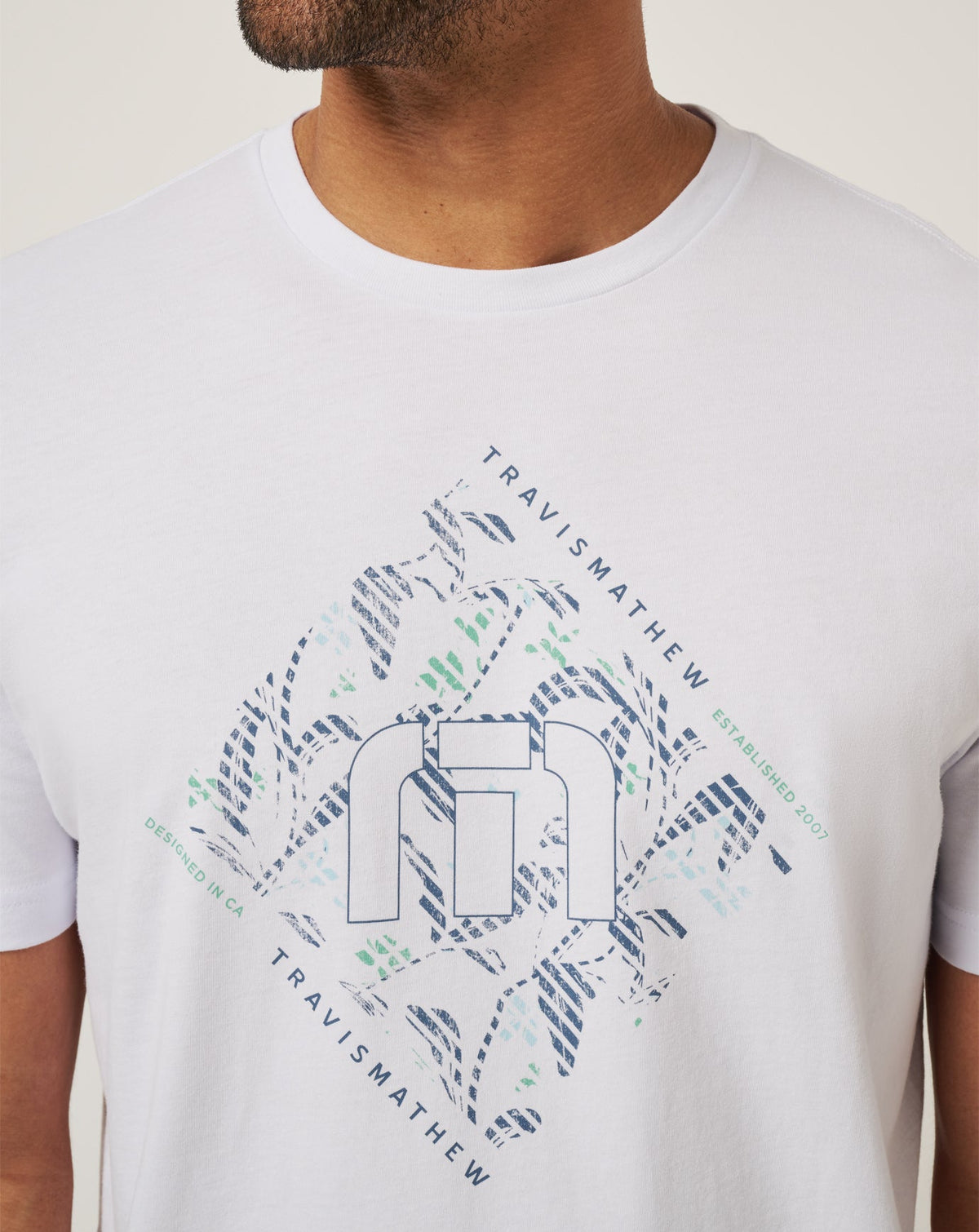 Rainforest Canopy Tee White | Travis Mathew Quality