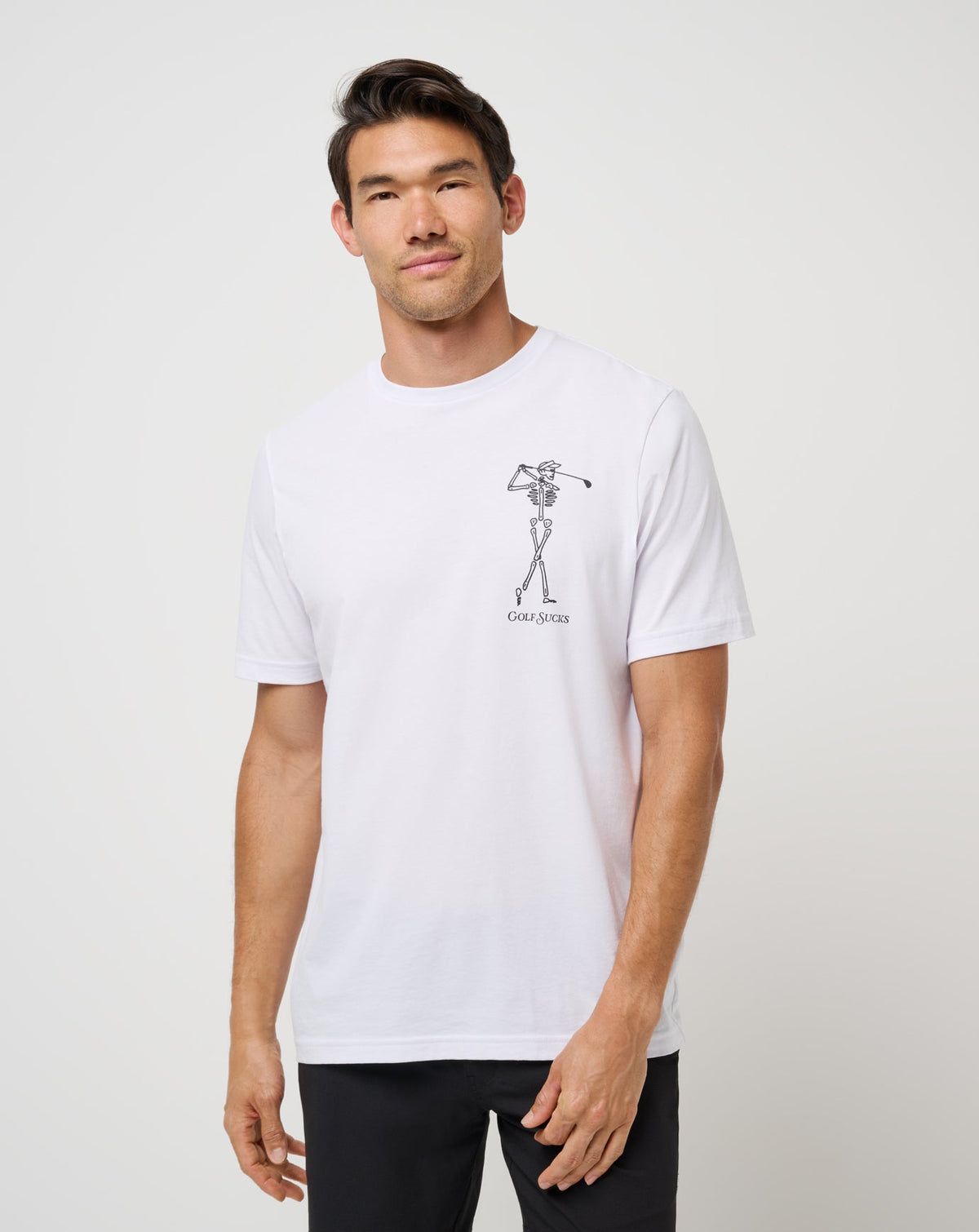 Golf Sucks Tee White | Travis Mathew Everyday