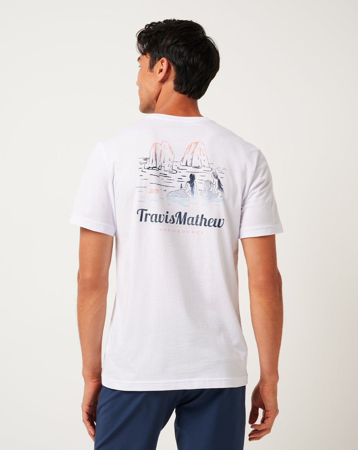 Cloudless Sky Tee White | Travis Mathew Exclusive