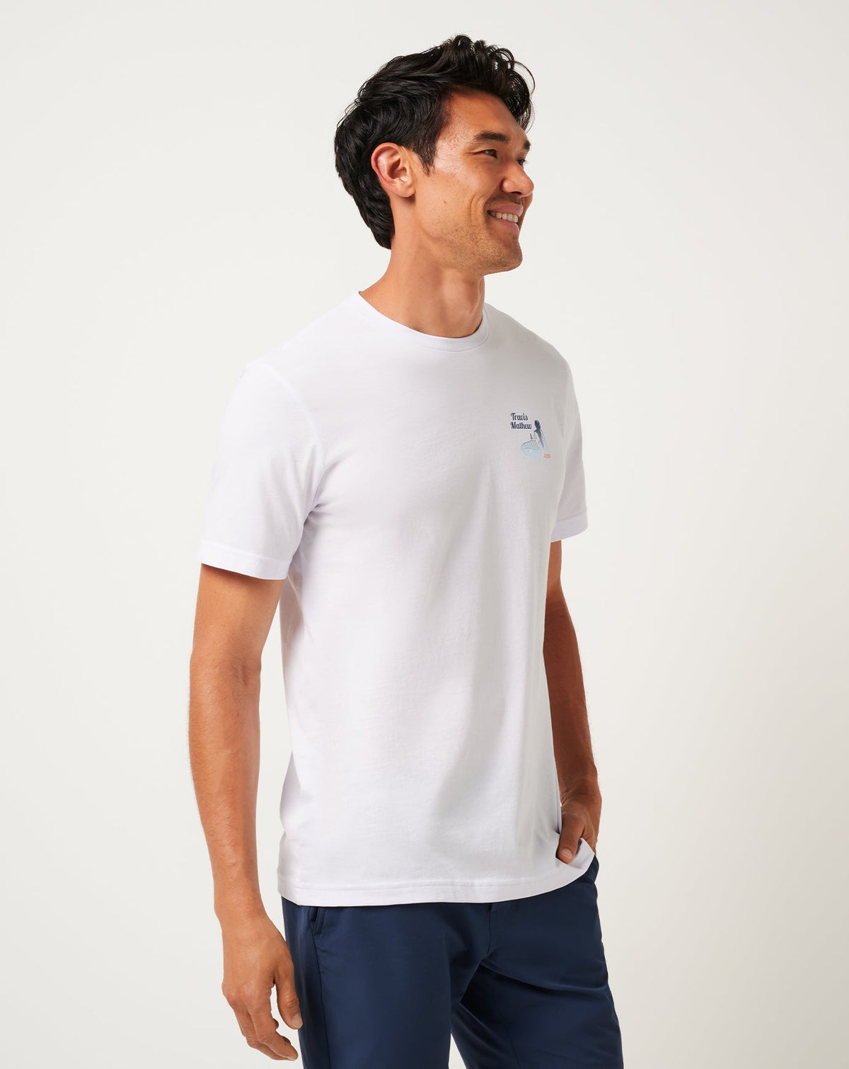 Cloudless Sky Tee White | Travis Mathew Exclusive