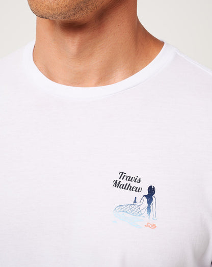 Cloudless Sky Tee White | Travis Mathew Exclusive