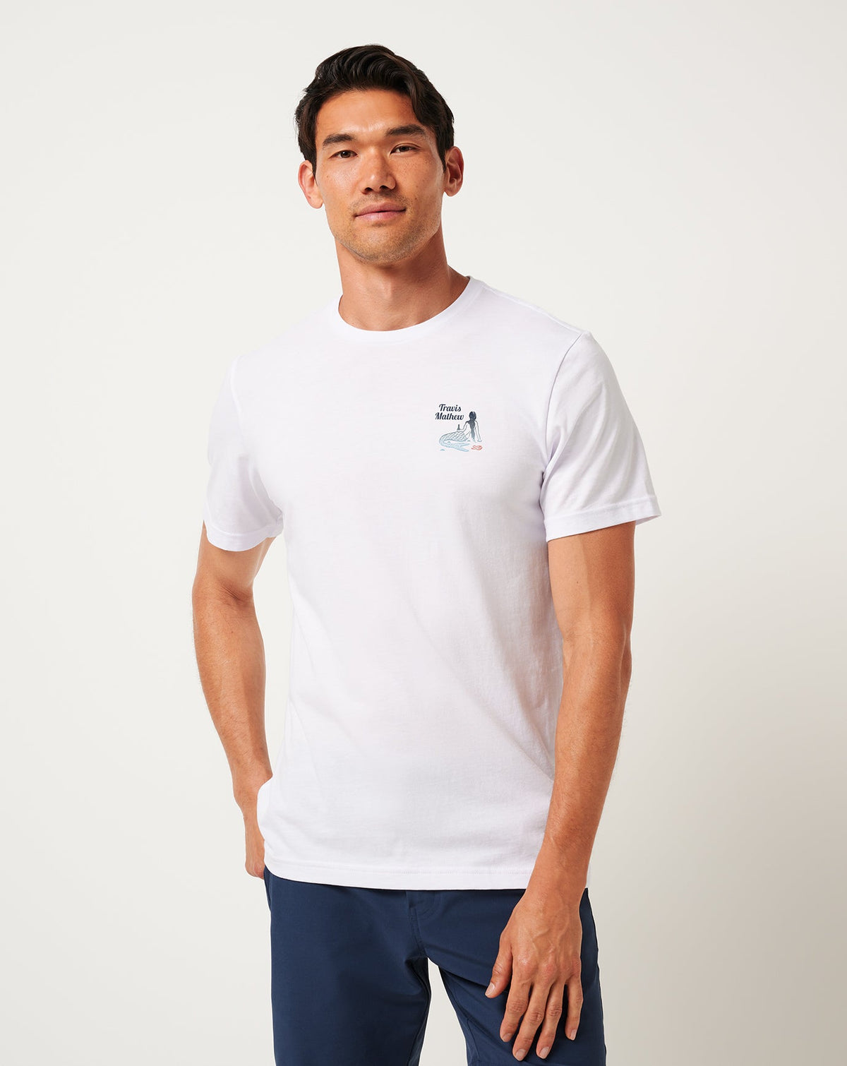 Cloudless Sky Tee White | Travis Mathew Exclusive