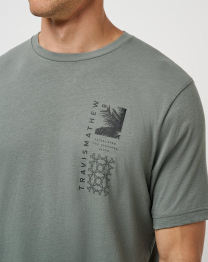 Global Pass Tee Dark Olive | Travis Mathew Deals
