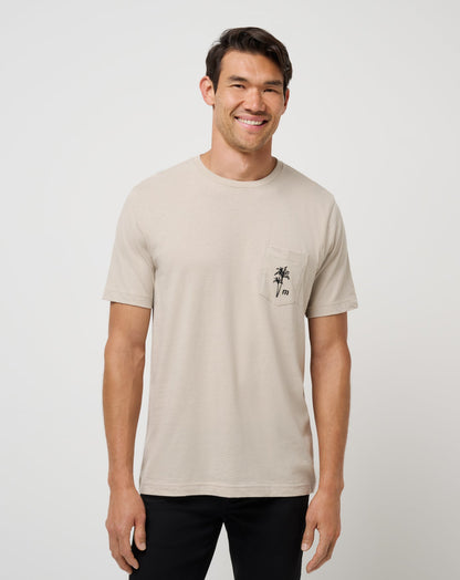 Vineyard Tour Tee Island Fossil | Travis Mathew Essential