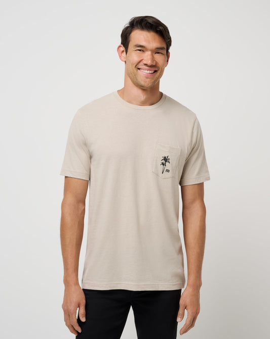 Vineyard Tour Tee Island Fossil | Travis Mathew Essential