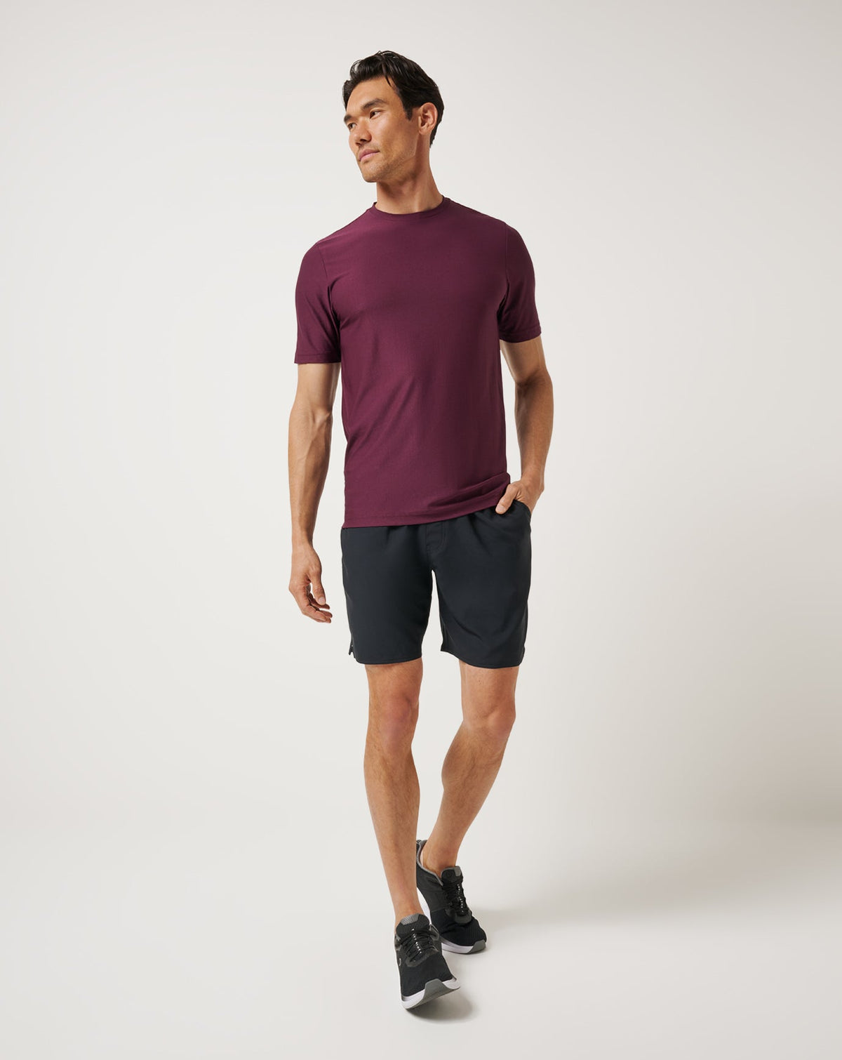 First Day Active Tee Mauve Wine | Travis Mathew Smart Buy