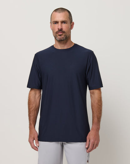 First Day Active Tee Total Eclipse | Travis Mathew Recommended