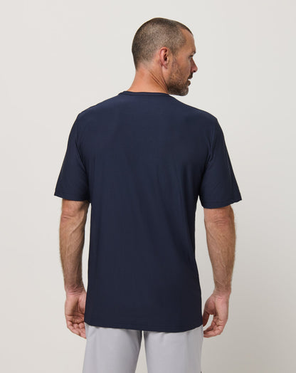 First Day Active Tee Total Eclipse | Travis Mathew Recommended