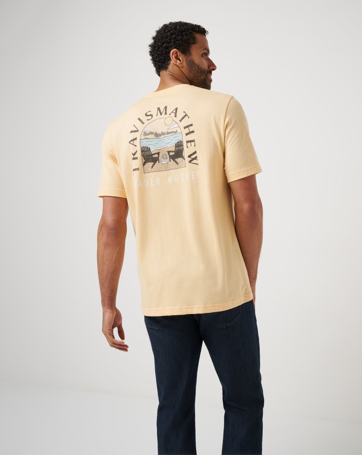 Empty Net Tee Apricot | Travis Mathew Great Value
