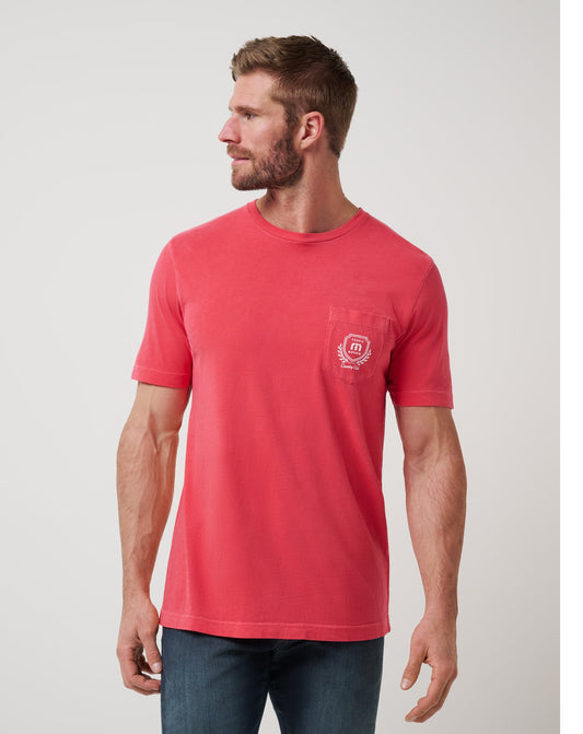 Local Favorite 2.0 Tee Red | Travis Mathew Featured