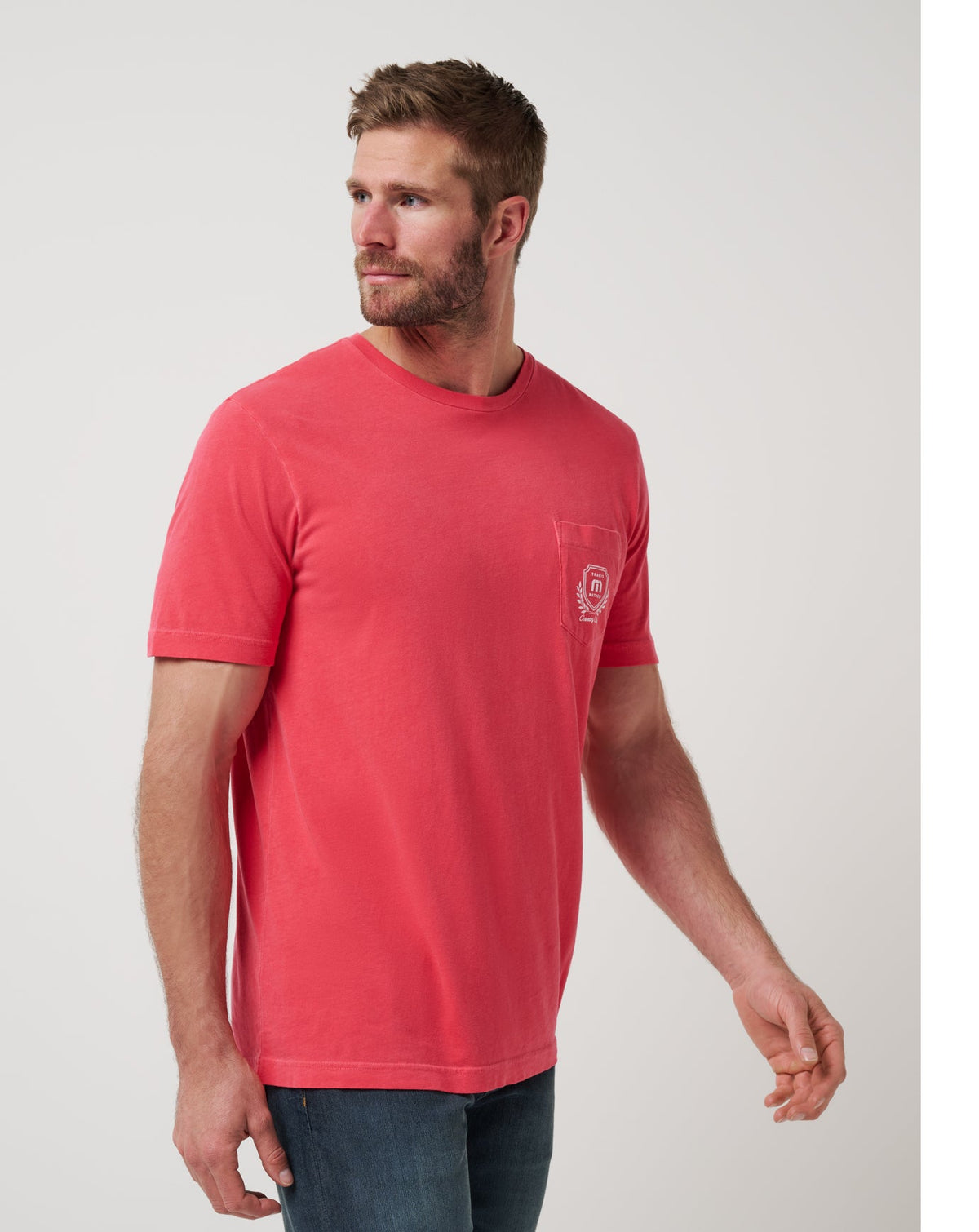 Local Favorite 2.0 Tee Red | Travis Mathew Featured