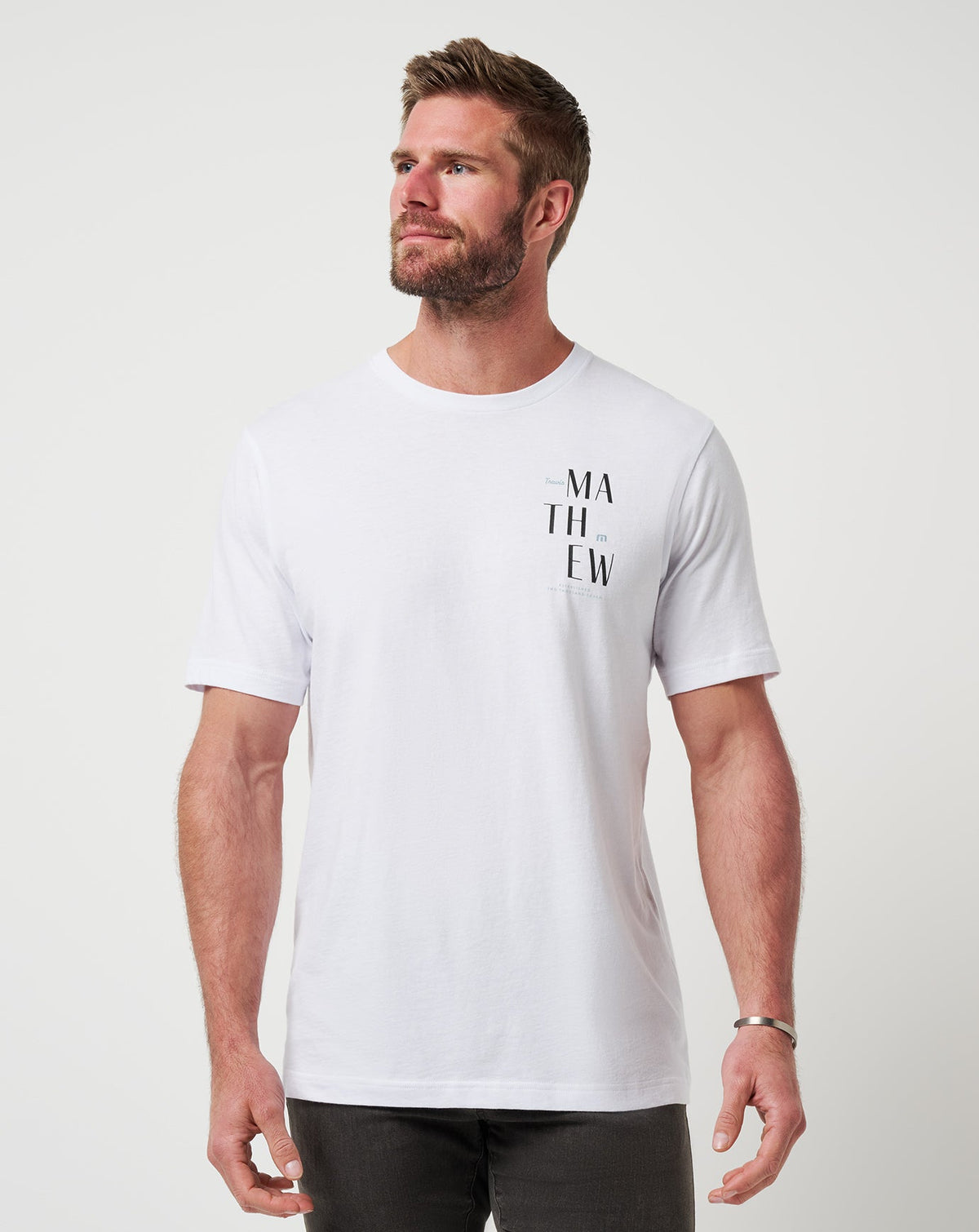 Art Scene Tee White | Travis Mathew Latest