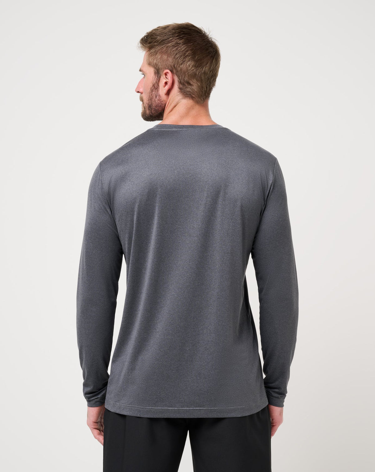 Court Control Tee Heather Dark Grey | Travis Mathew Top Pick