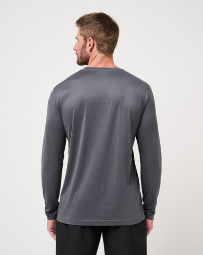 Court Control Tee Heather Dark Grey | Travis Mathew Top Pick