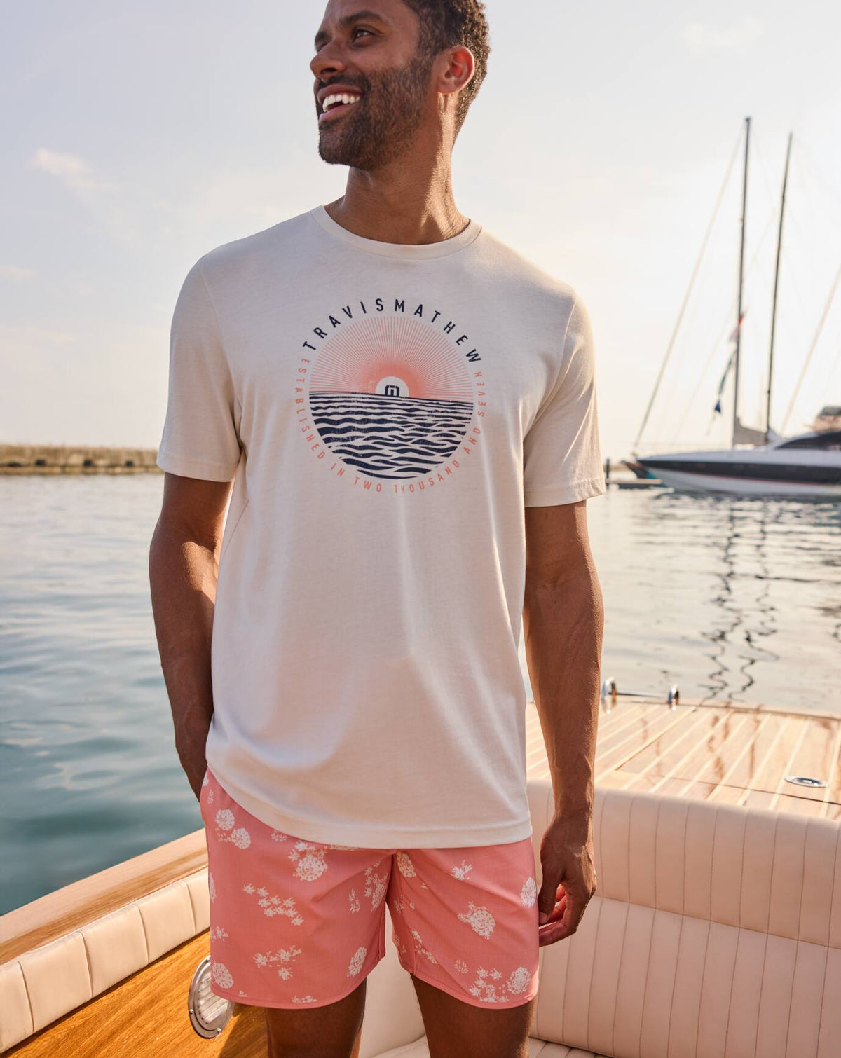 Beach Cities Tee Moonbeam | Travis Mathew Trusted
