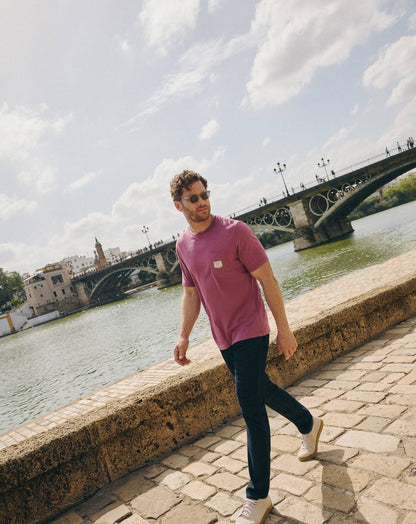 TM Beach Pocket Tee Damson | Travis Mathew Everyday
