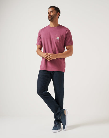 TM Beach Pocket Tee Damson | Travis Mathew Everyday