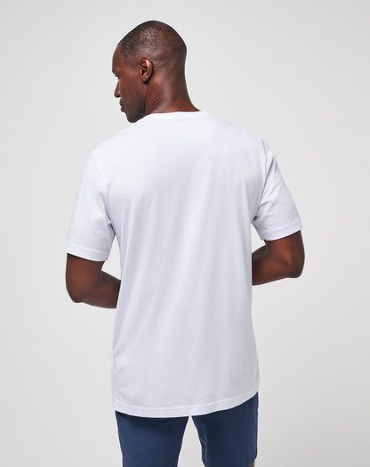Foam Paths Tee White | Travis Mathew Popular