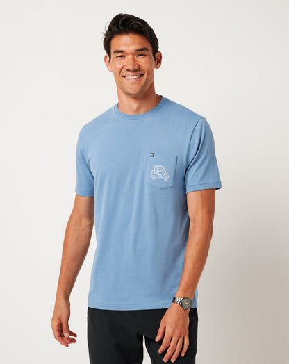 Lost Mapes Pocket Tee Pacific Coast | Travis Mathew Deals