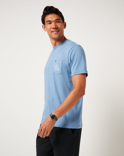 Lost Mapes Pocket Tee Pacific Coast | Travis Mathew Deals